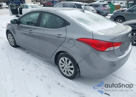 2012 Hyundai Elantra Gls (Ulsan Plant) из США, поврежденный, VIN KMHDH4AE0CU298330